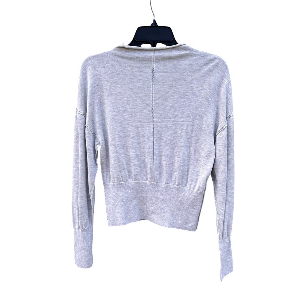 MODERN CITIZEN Gray Roll Neck Dolman Sleeve Sweater Small S